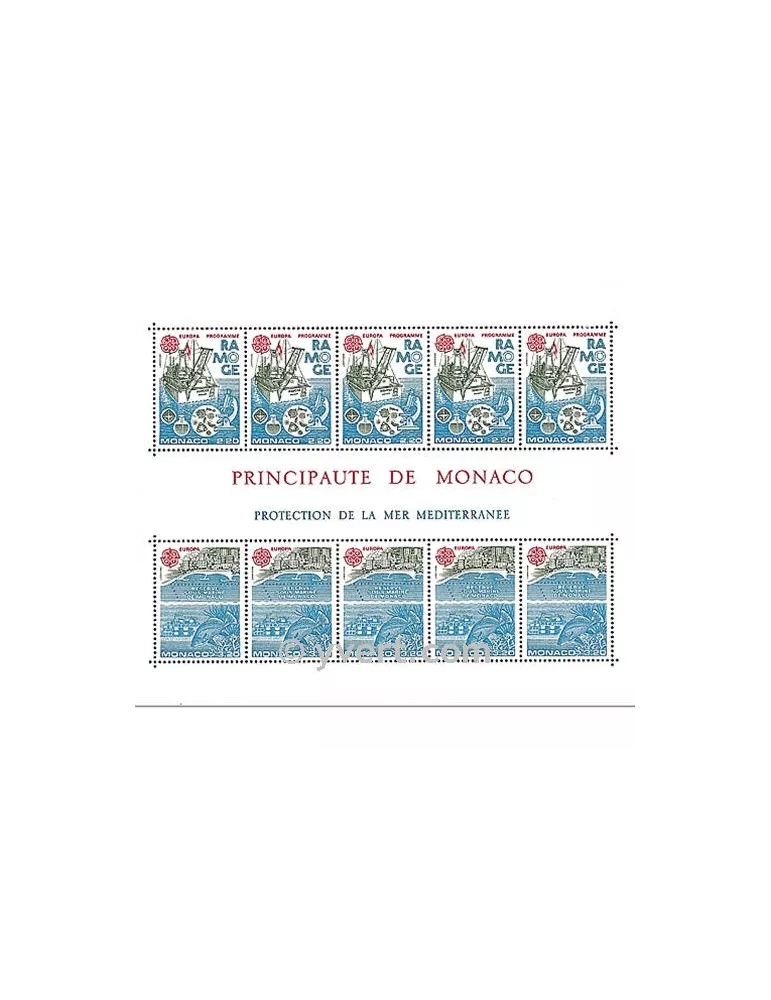 n° 34 - Timbre Monaco Bloc et feuillets