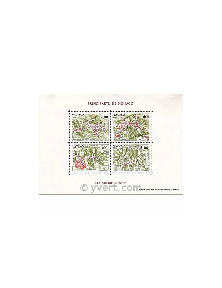 n° 36 - Timbre Monaco Bloc et feuillets