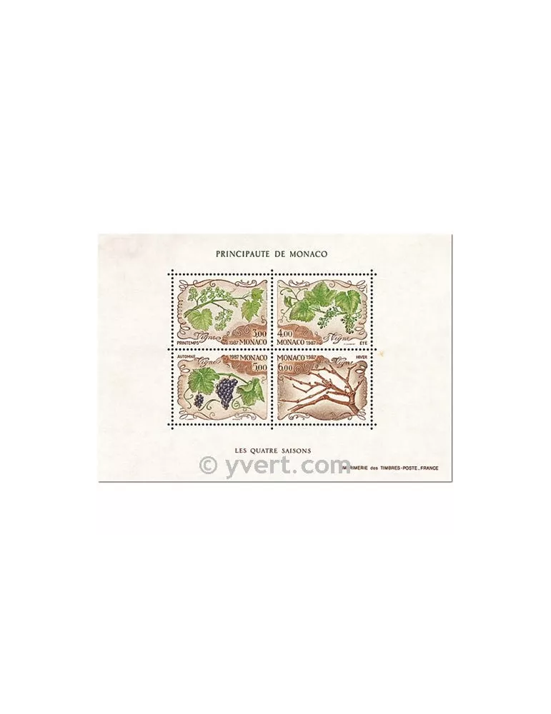 n° 38 - Timbre Monaco Bloc et feuillets