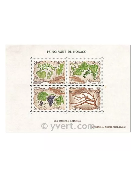 n° 38 - Timbre Monaco Bloc et feuillets