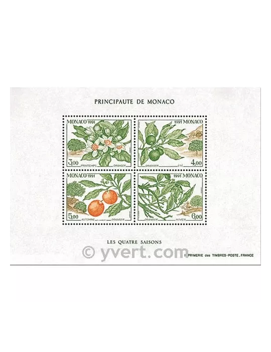 n° 54 - Timbre Monaco Bloc et feuillets