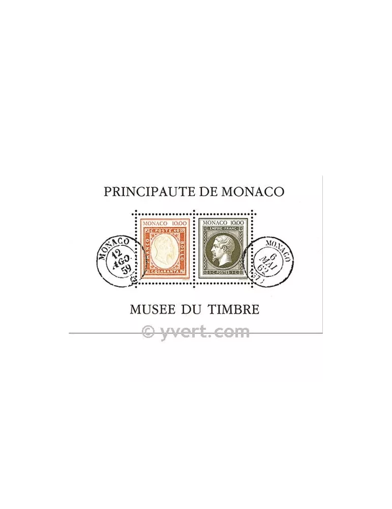 n° 58 - Timbre Monaco Bloc et feuillets