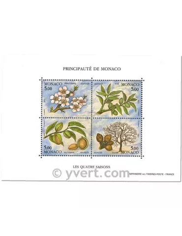 n° 60 - Timbre Monaco Bloc et feuillets