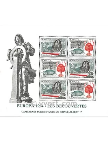 n° 65 - Timbre Monaco Bloc et feuillets