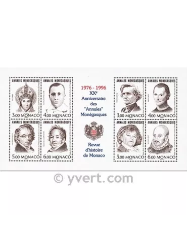 n° 72 - Timbre Monaco Bloc et feuillets