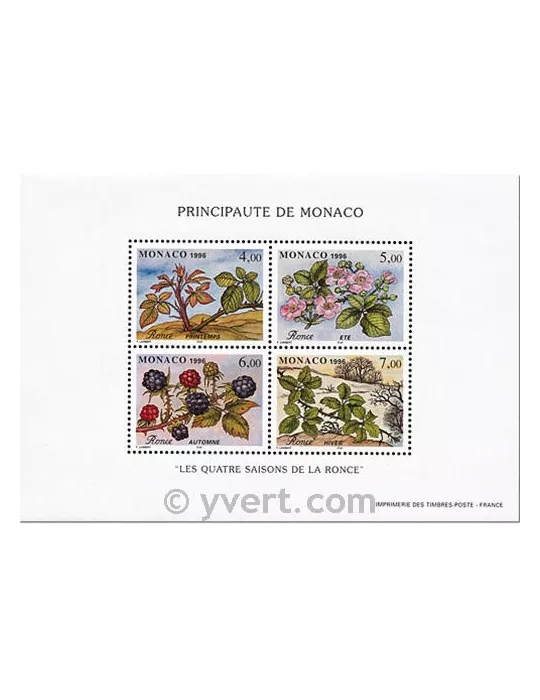 n° 74 - Timbre Monaco Bloc et feuillets