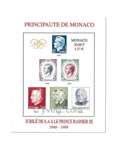 n° 83 - Timbre Monaco Bloc et feuillets