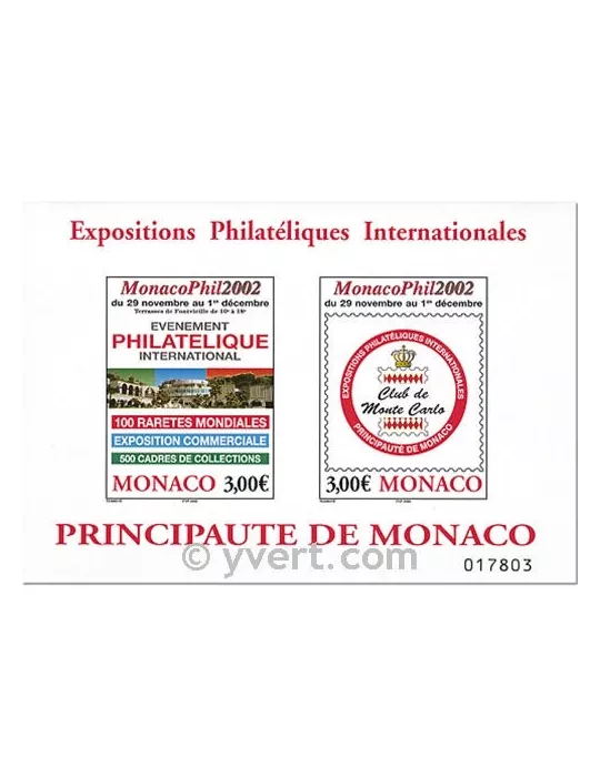 n° 88 - Timbre Monaco Bloc et feuillets