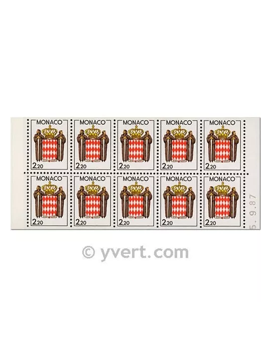 n° 1 - Timbre Monaco Carnets