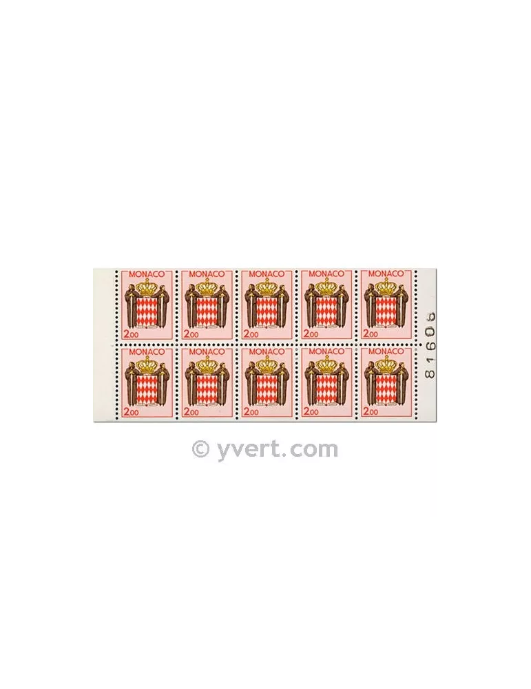 n° 2 - Timbre Monaco Carnets