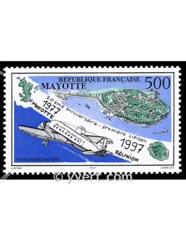 n° 2 - Timbre Mayotte Poste aérienne