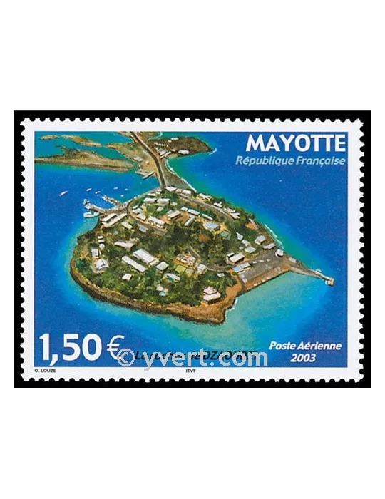 n° 6 - Timbre Mayotte Poste aérienne