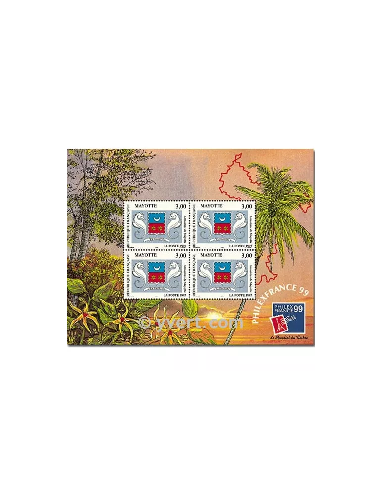 n° 1 - Timbre Mayotte Blocs et feuillets