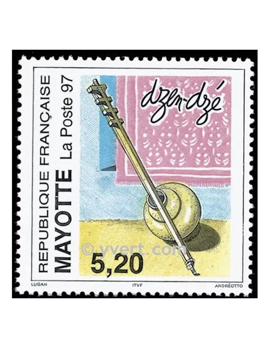 n° 44 - Timbre Mayotte Poste