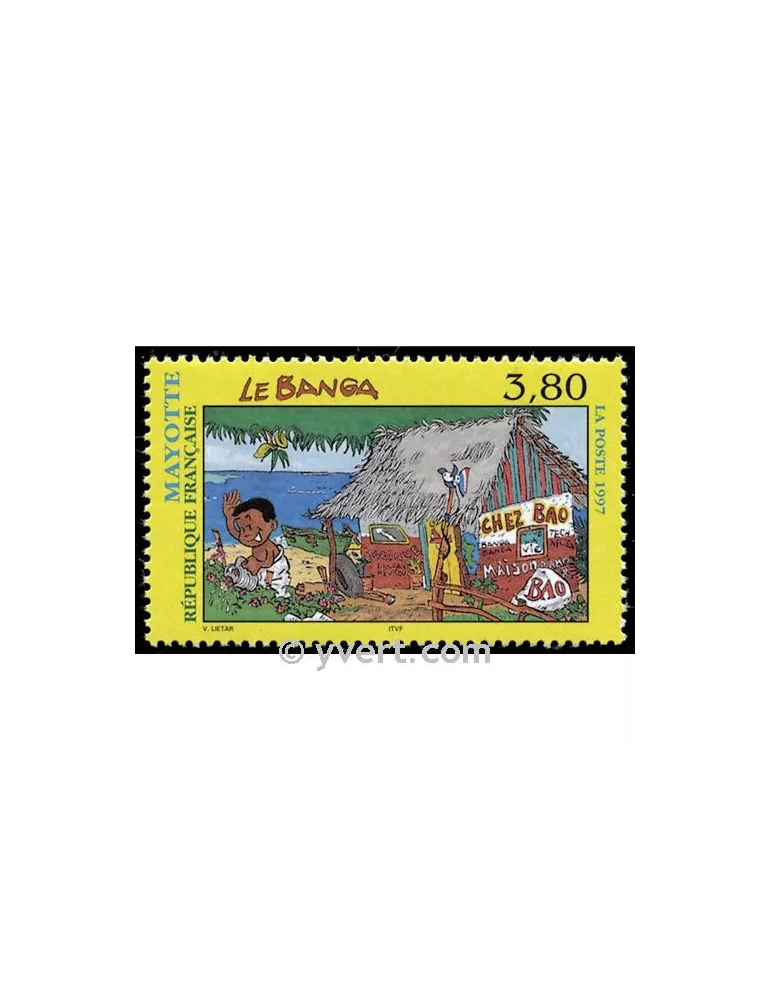 n° 45 - Timbre Mayotte Poste