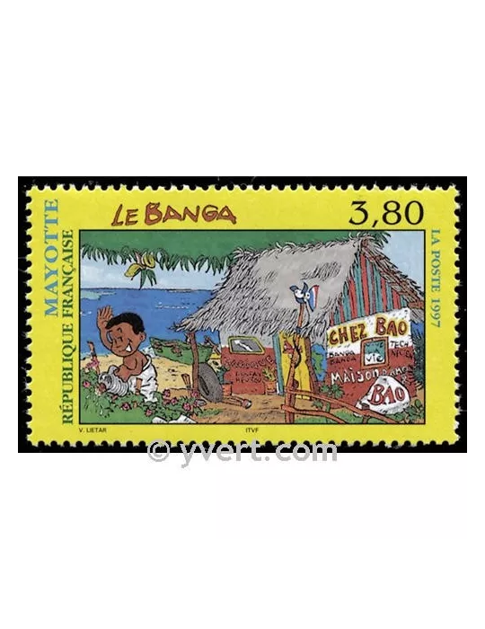 n° 45 - Timbre Mayotte Poste