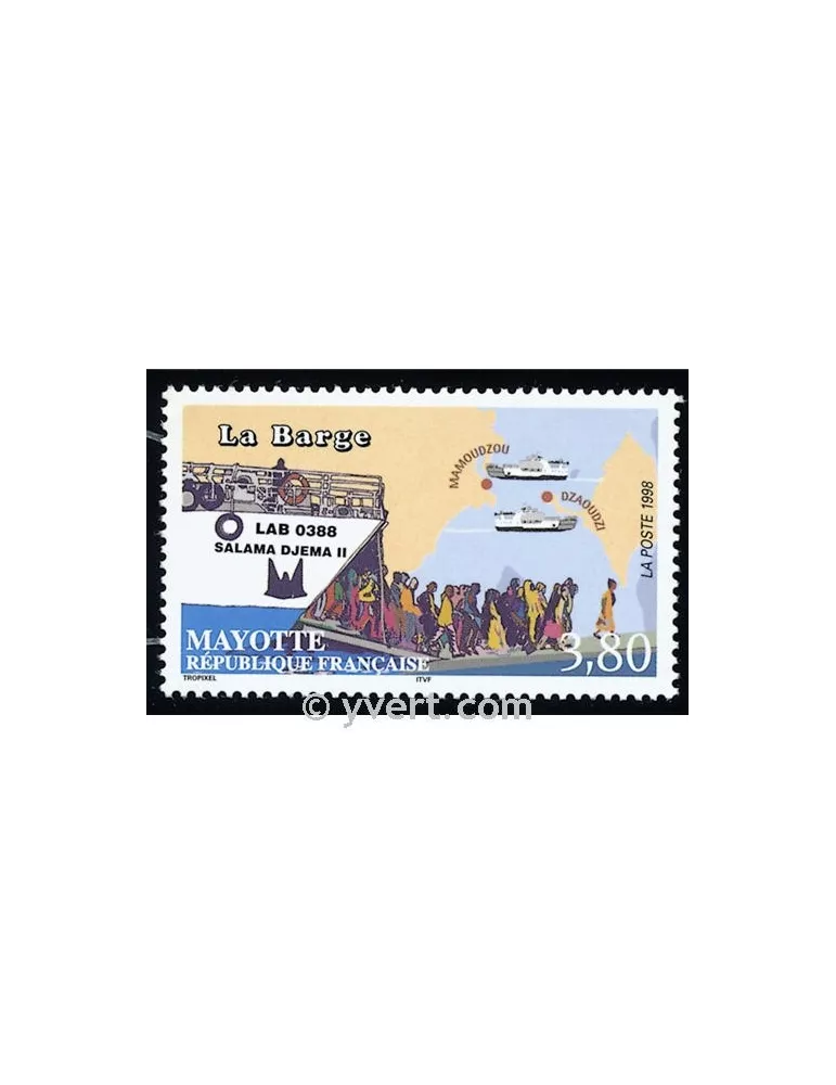 n° 56 - Timbre Mayotte Poste