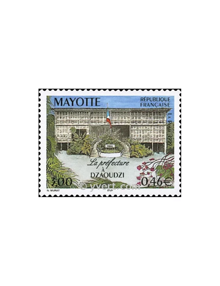 n° 76A - Timbre Mayotte Poste
