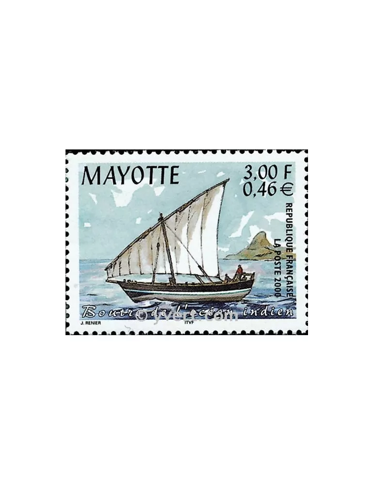 n° 81 - Timbre Mayotte Poste