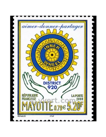 n° 83 - Timbre Mayotte Poste