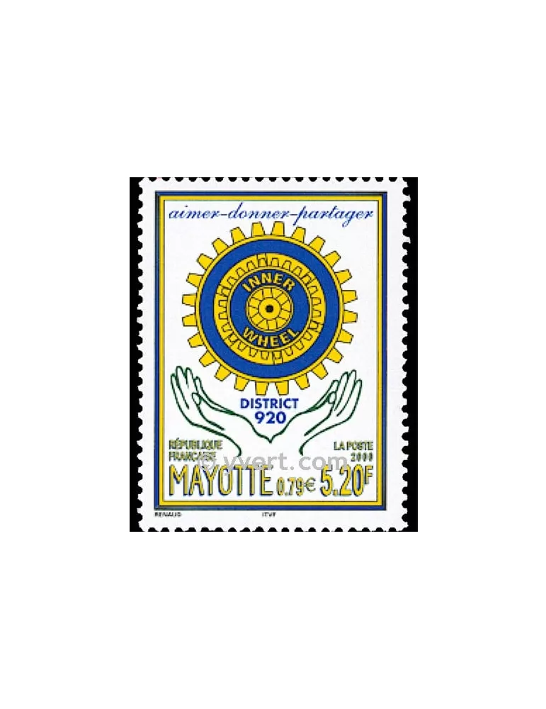 n° 83 - Timbre Mayotte Poste