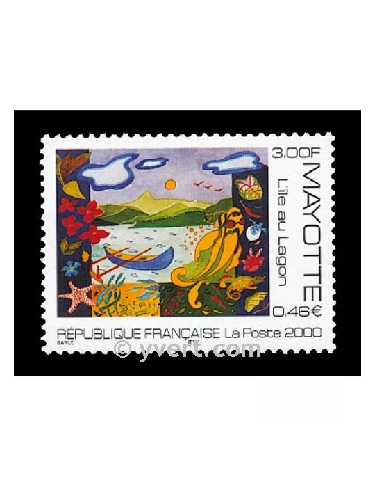 n° 84 - Timbre Mayotte Poste