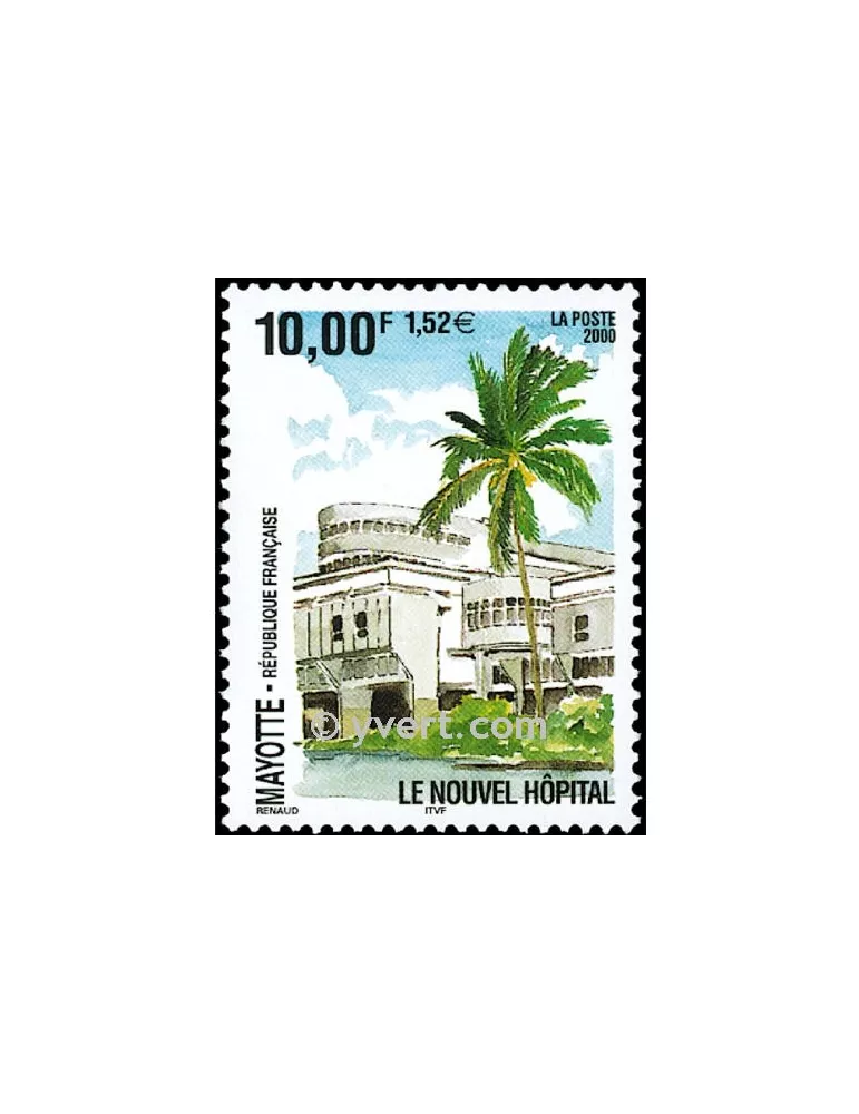 n° 91 - Timbre Mayotte Poste