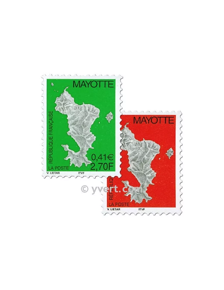 n° 96/97 - Timbre Mayotte Poste