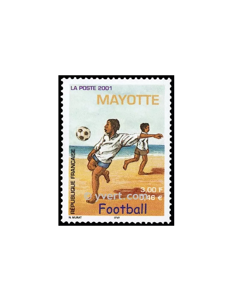 n° 101 - Timbre Mayotte Poste