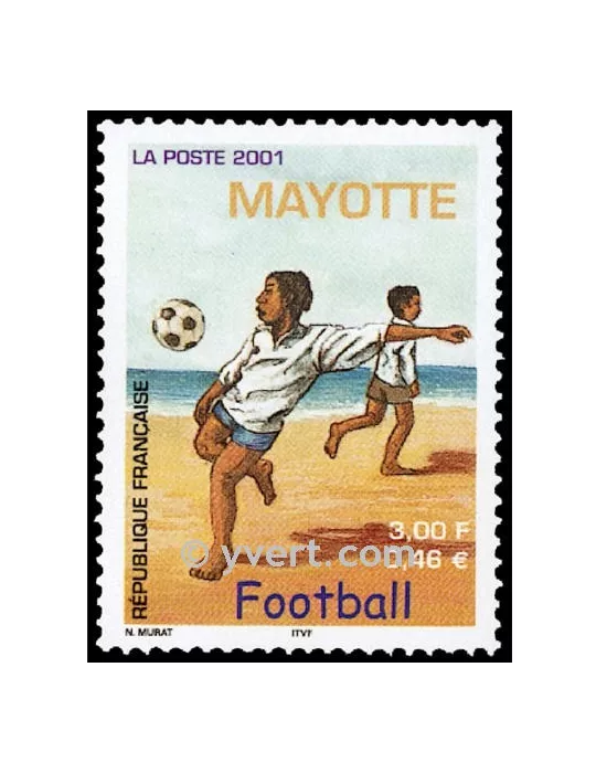 n° 101 - Timbre Mayotte Poste