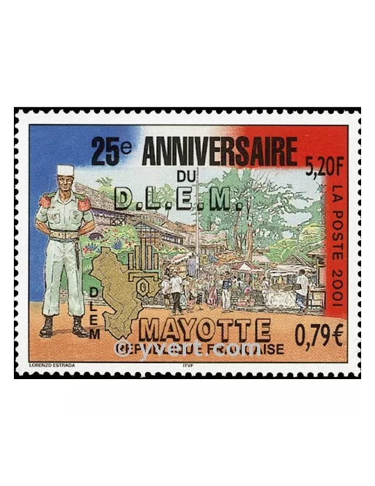 n° 103 - Timbre Mayotte Poste