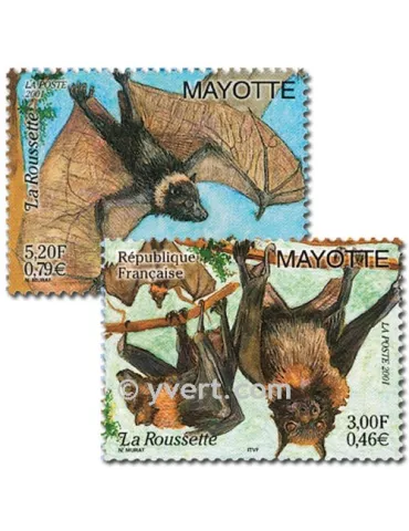 n° 104/105 (BF 5) - Timbre Mayotte Poste