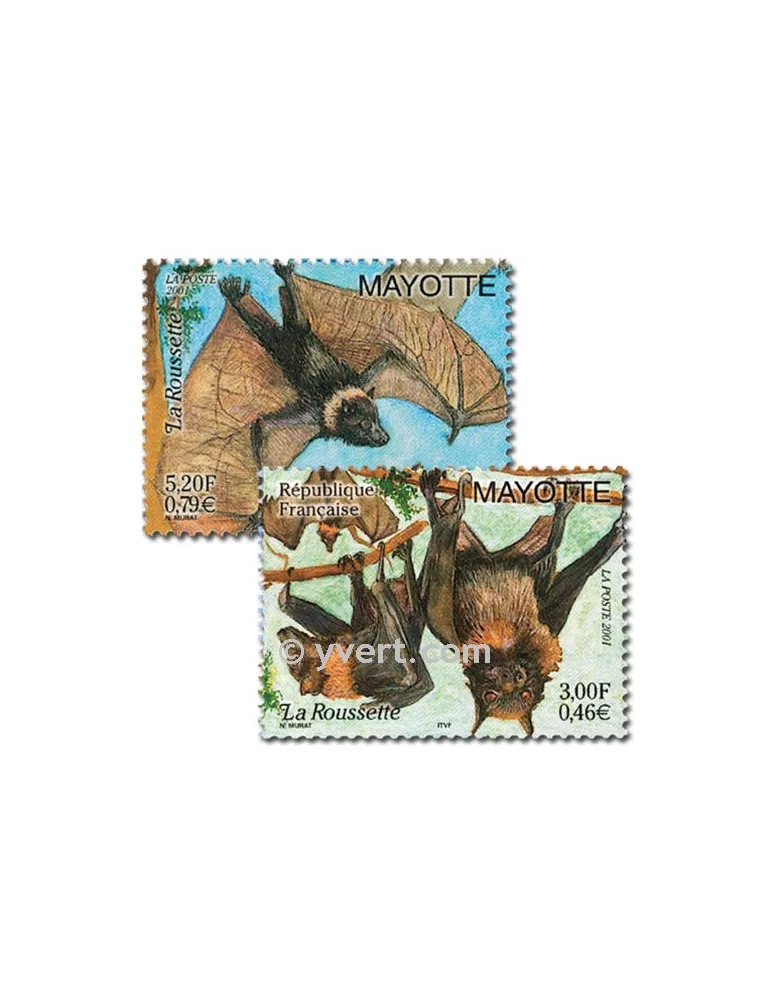 n° 104/105 (BF 5) - Timbre Mayotte Poste