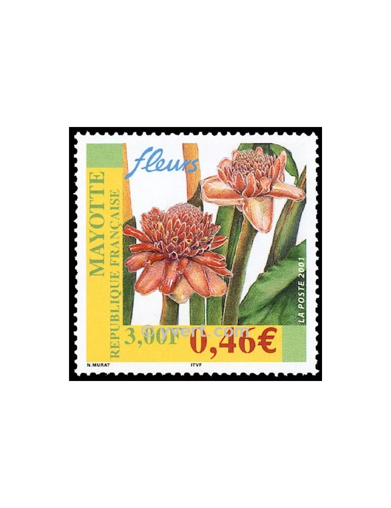 n° 107 - Timbre Mayotte Poste
