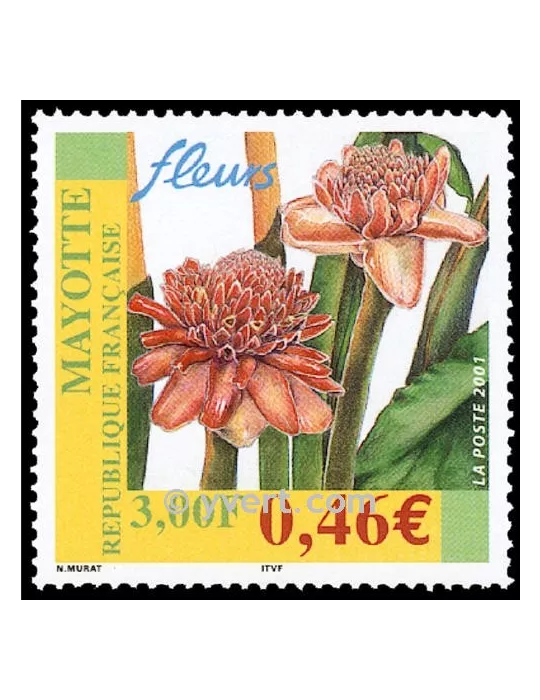 n° 107 - Timbre Mayotte Poste