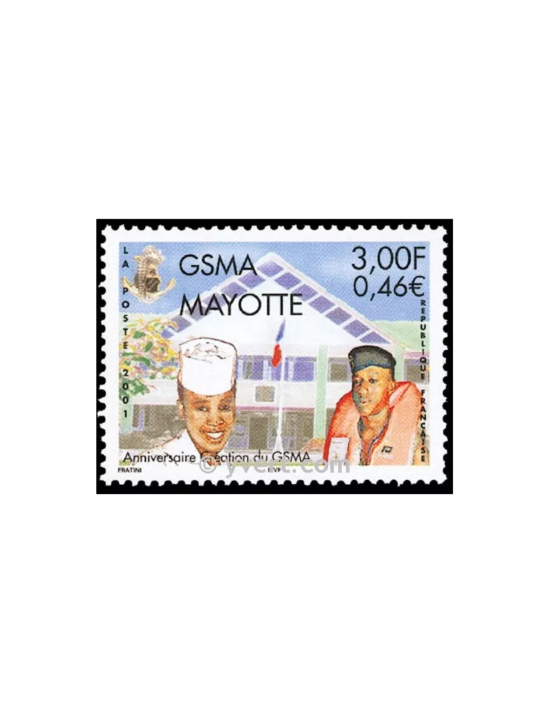 n° 108 - Timbre Mayotte Poste