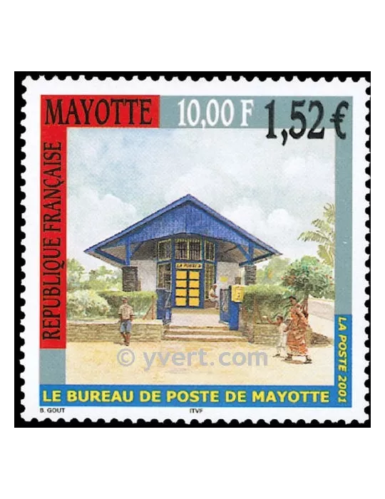 n° 109 - Timbre Mayotte Poste