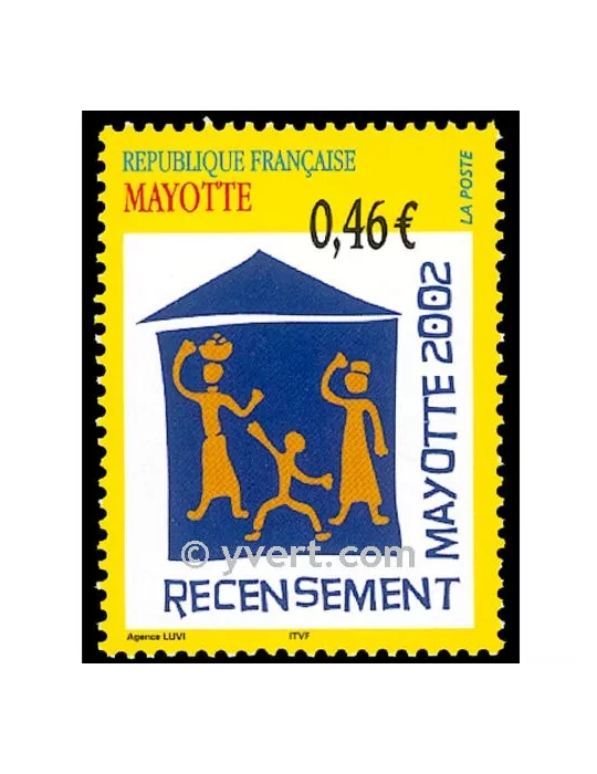 n° 132 - Timbre Mayotte Poste