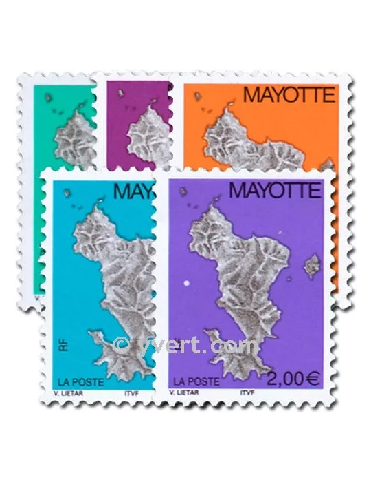 n° 158/162 - Timbre Mayotte Poste