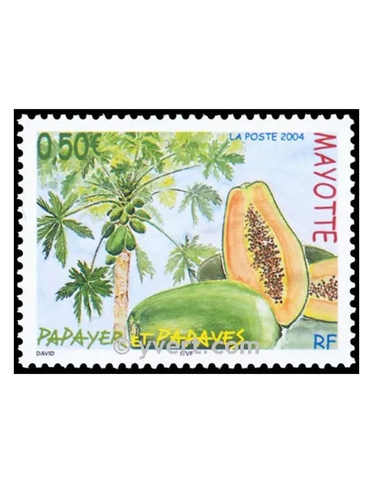 n° 164 - Timbre Mayotte Poste