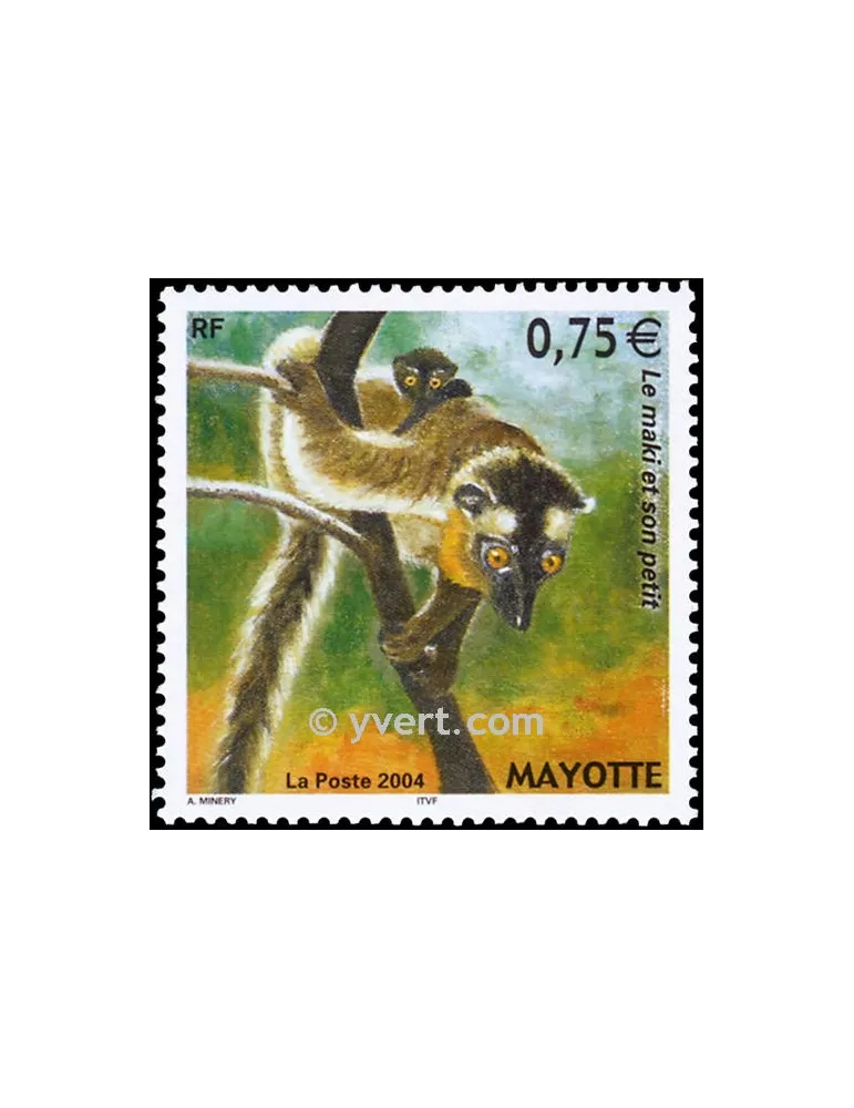 n° 167 - Timbre Mayotte Poste