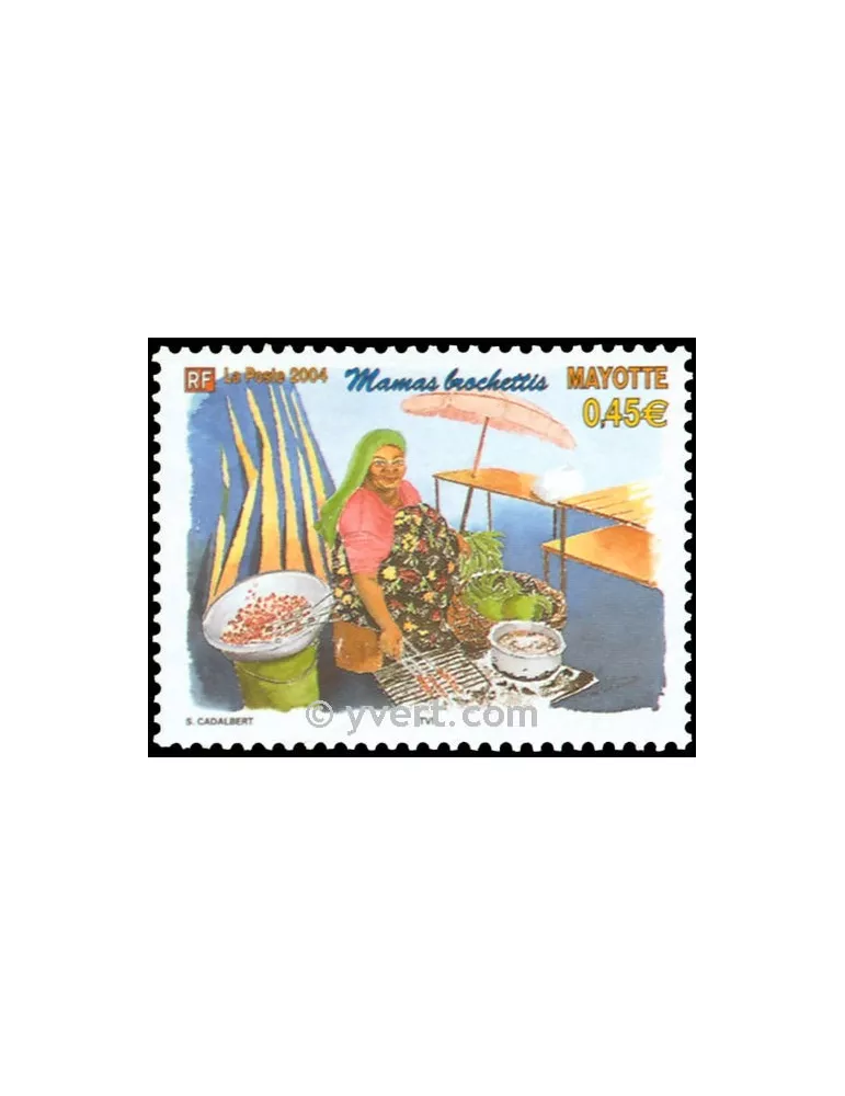 n° 168 - Timbre Mayotte Poste