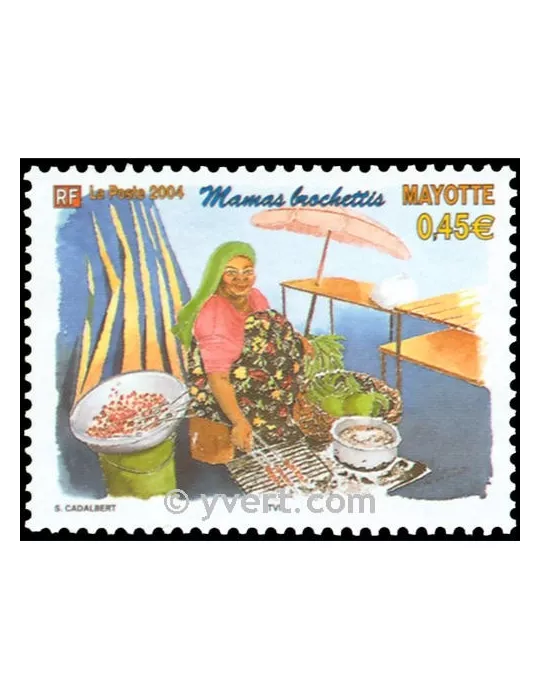 n° 168 - Timbre Mayotte Poste