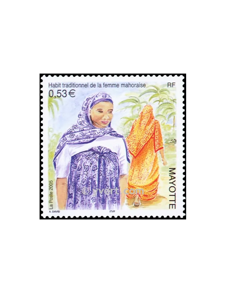 n° 171 - Timbre Mayotte Poste