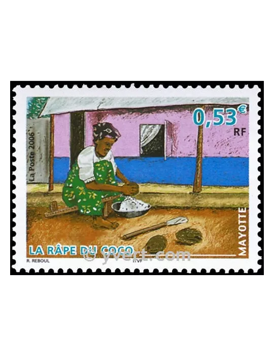 n° 183 - Timbre Mayotte Poste