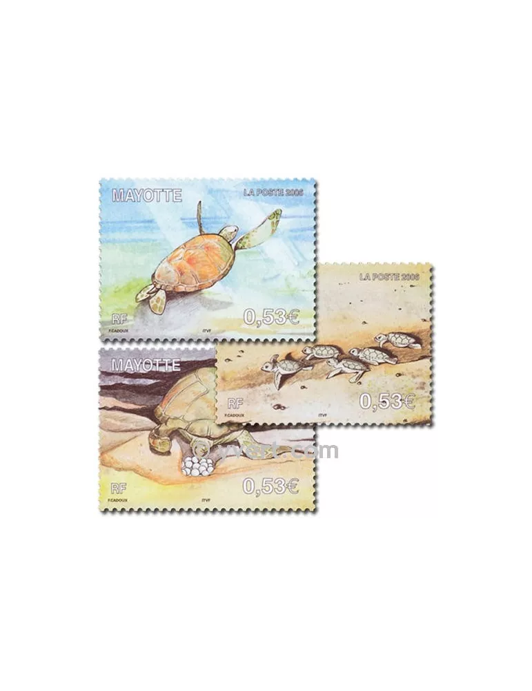 n° 184/186 - Timbre Mayotte Poste