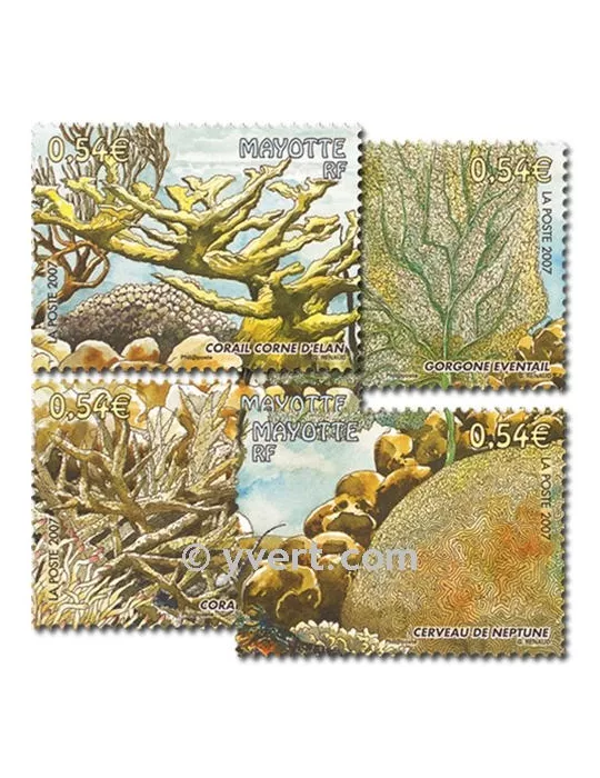 n° 200/203 - Timbre Mayotte Poste