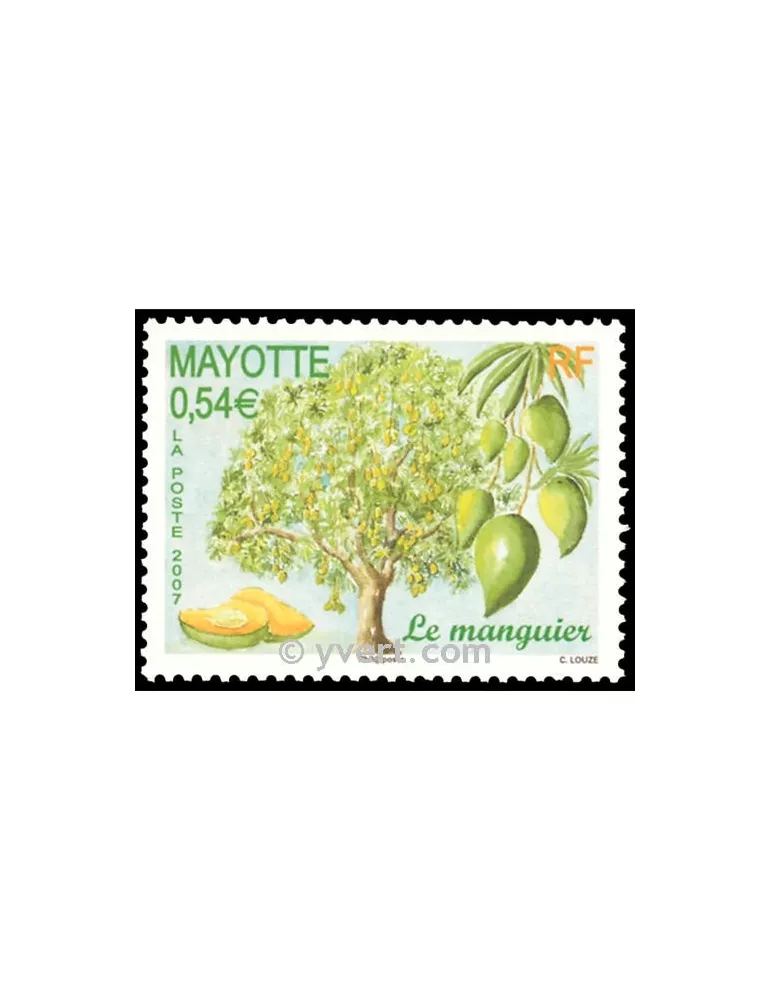 n° 205 - Timbre Mayotte Poste