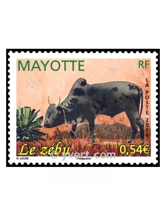 n° 208 - Timbre Mayotte Poste