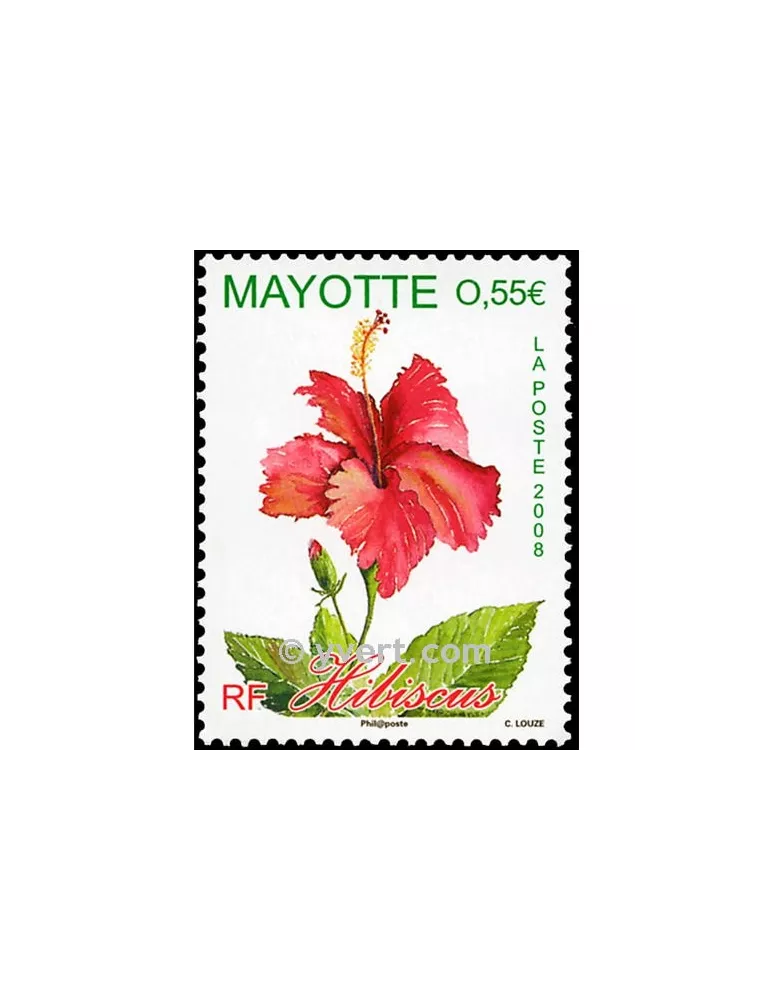n° 214 - Timbre Mayotte Poste